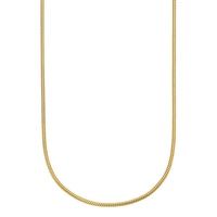 Firetti Edelstahlkette »Schmuck Geschenk, Schlangenkette, 1,5 mm breit, gelbgoldfarben«, 751871-80 gelbgoldfarben