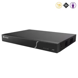 SAFIRE SMART 12MP NVR IP-Rekorder Netzwerkrekorder mit PoE, 16-Kanal