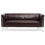 HJH Office hJh-OFFICE Sofa Curacao Kunstleder, braun