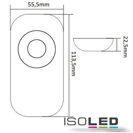 ISOLED Wireless Touch PWM-Controller Beleuchtung-Fernbedienung