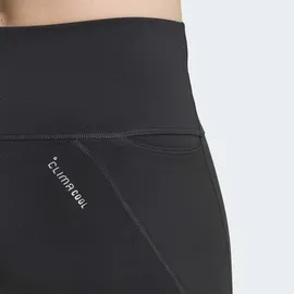 adidas Run Essentials Damen, Lauftights Schwarz