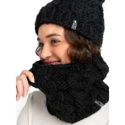 Multifunktionstuch ROXY "Winter", Damen, schwarz, 100% Modacryl, Modetücher