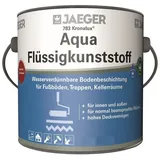 Jaegerlacke Acryl-Flüssigkunststoff 783 Aqua Flüssigkunststoff 750 ml Bodenbeschichtung, rasche Trocknung, hohes Deckvermögen, verarbeitungsfertig grau|silberfarben