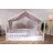 tiSsi tiSsi® Baldachin Musselin für Hausbetten 90x200 cm altrosa | Gr.: onesize