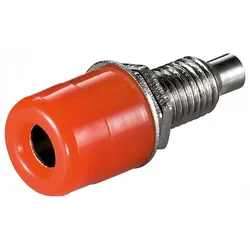 Bananeneinbaubuchse, 4mm - Farbe: rot