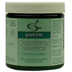 Basencitrate N ohne Zucker