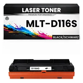 3dplady Kompatibel zu Samsung MLT-D116S Schwarz