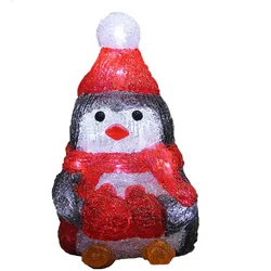 LED Acryl Figur Weihnachten Pinguin