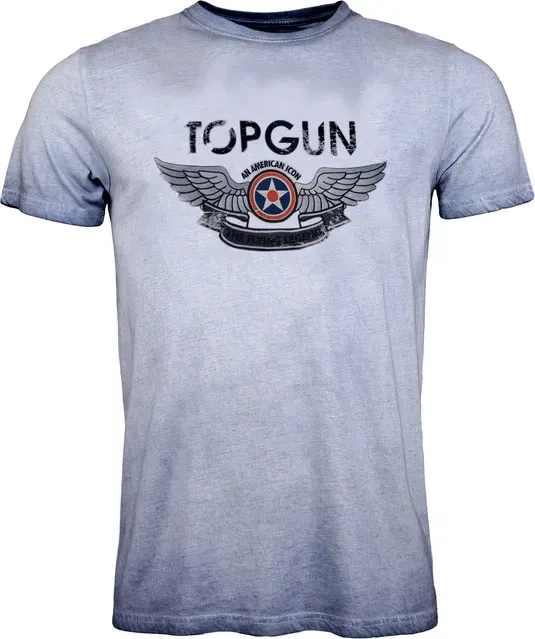Top Gun Construction, t-shirt - Bleu - XXL