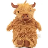 Puckator Wärmflasche Highland Coo Kuh Plüsch Hülle Bettflasche 2-tlg. ca. 41 x 25 x 6 cm