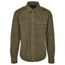 Brandit Textil Vintage Langarmhemd Olive XL