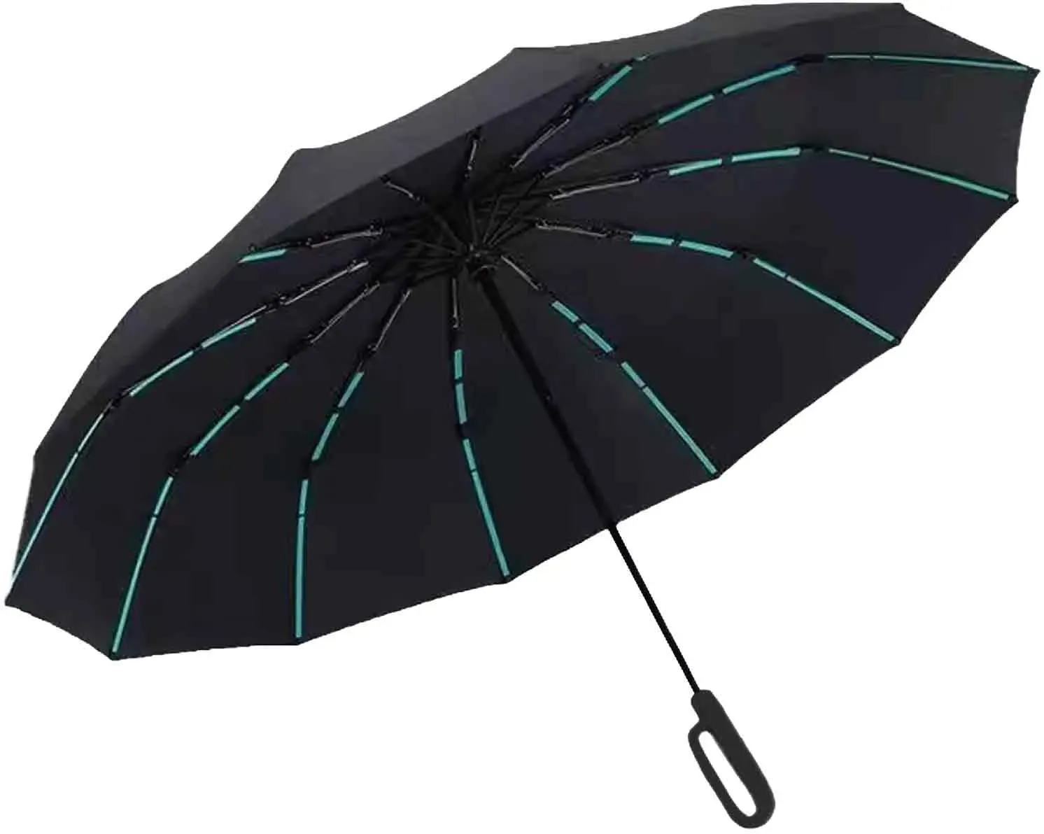 Antonio Reflektierender Regenschirm - Black