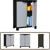 Kunststoffschrank 68x39x92 cm - Aufbewahrungsbox - Garderobe - Regal - Werkzeugschrank - Kunststoffeinrichtung