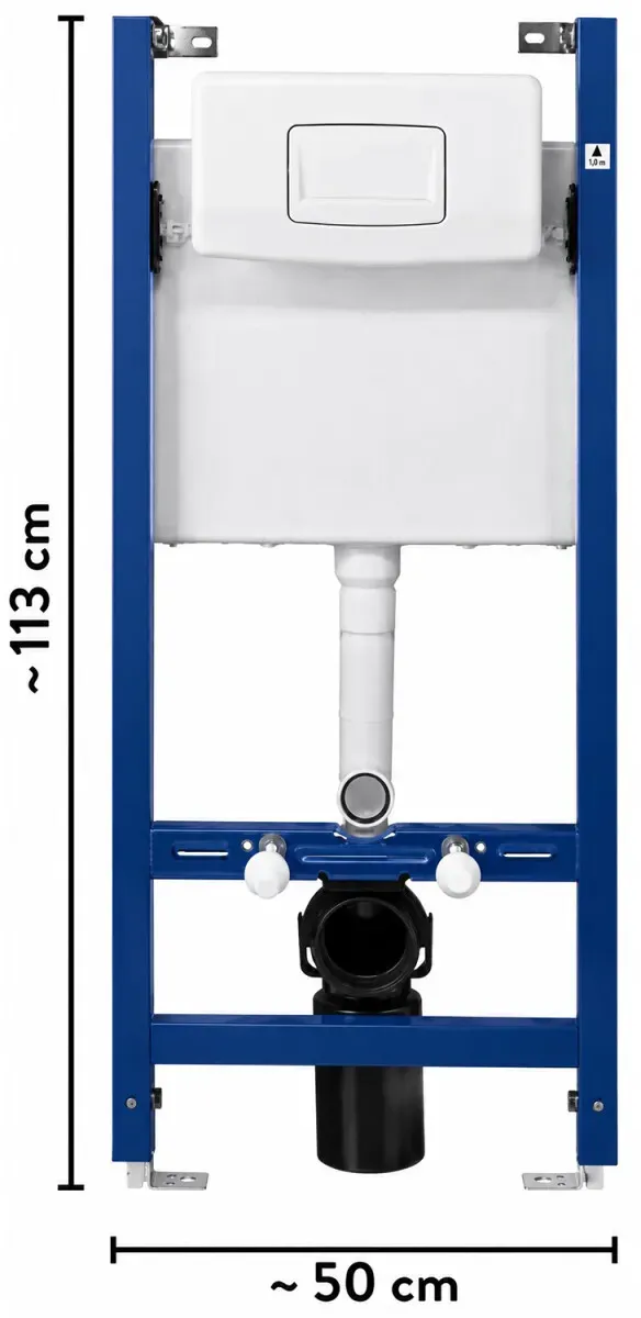 Baliv Trockenbauvorwandelement Vorwandelement WC-Element Wand-Wc-Set WC-7615