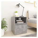 vidaXL Nachtschrank 40 x 40 x 50 cm Betongrau