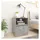 vidaXL Nachtschrank 40 x 40 x 50 cm Betongrau