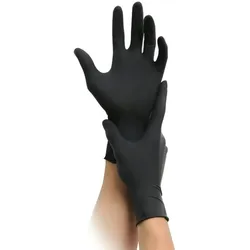 MaiMed Hybrid PF | 1000 Einmalhandschuhe | schwarz | Gr. XL | Einweghandschuhe