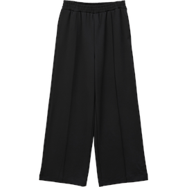 S.Oliver - Loose: Jersey-Hose mit Wide Leg, Mädchen, schwarz, XL