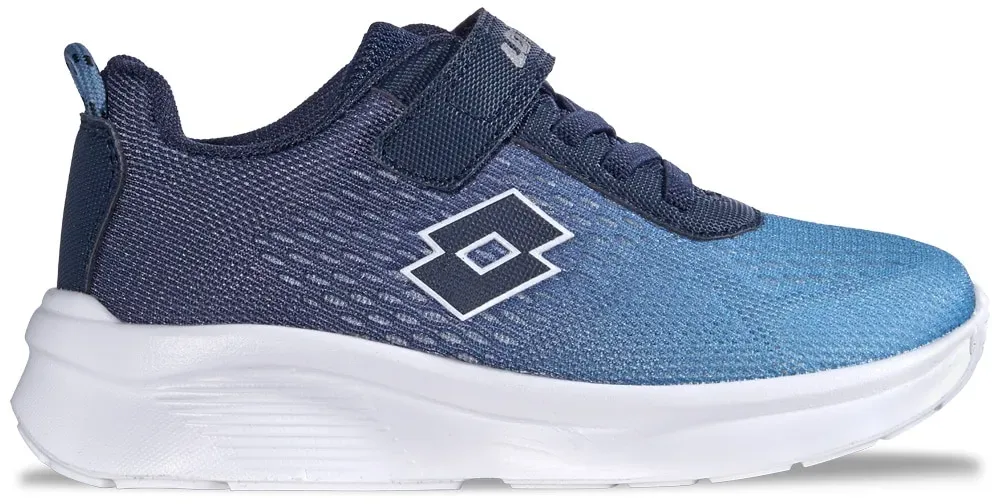 Sneaker LOTTO, Mädchen, Gr. 30, blau (navy, midblau), Kunstfaser, Synthetik, mehrfarbig, Schuhe Sneaker, - extra leicht & bequem