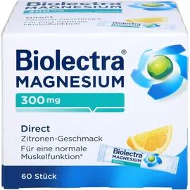 Hermes Arzneimittel Biolectra Magnesium 300 mg Direct Zitrone Pellets 60 St.