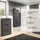 HBZ Sam Schuhkipper 59 x 169 x 17 cm anthrazit / anthrazit matt