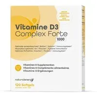 Natural Energy Vitamine D3 Complex Forte | - Soutient le système immunitaire, les os et muscles Capsule(S) 120 pc(s)