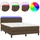 vidaXL Boxspringbett 140 x 200 cm H2 Braun