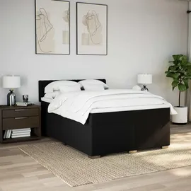 vidaXL Boxspringbett 140 x 200 cm Schwarz