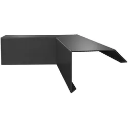 Innenecke ISOS | Aluminium | Länge 25 cm | Anthrazitgrau matt