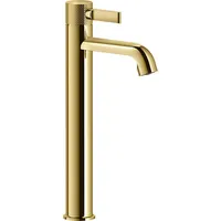 GESSI Inciso- Waschtisch-Einhebelmischer mit Ablaufgarnitur - gold
