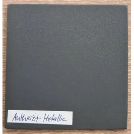 eleganteinrichten Pflanzkübel 50 x 50 x 50 cm Anthrazit Metallic
