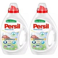 Persil Sensitive Gel Aloe Vera Flüssigwaschmittel für Allergiker & Babys 2x20 WL