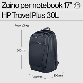 HP Travel Plus 30 L, 17 Zoll Laptop-Rucksack