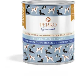 PERRO Gourmet Hirsch mit Birne Junior 800g Mono-Protein Welpenfutter