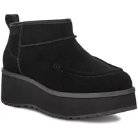 UGG CITYFUNC ULTRA MINI Plateaustiefelette, Plateaustiefel, Winterstiefel mit Innenreißverschluss schwarz 39 EU