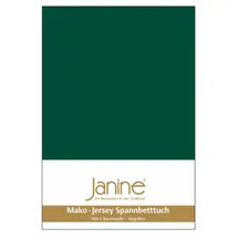 JANINE Spannbettlaken Mako-Jersey 90 x 190 - 100 x 200 cm rost-orange