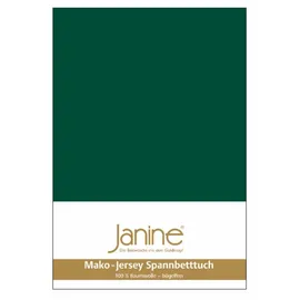 JANINE Spannbettlaken Mako-Jersey 90 x 190 - 100 x 200 cm rost-orange
