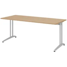 bümö Eckschreibtisch B-Serie Weiß
