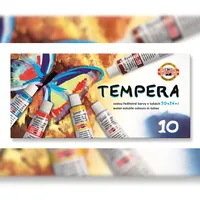 Koh-I-Noor Tempera Temperafarben 10 x 16,0 ml