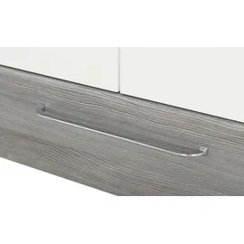 Sconto Waschtischunterschrank Onda 96 x 51 cm Grau/Weiß/Mehrfarbig