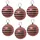 MARELIDA Christbaumschmuck Discokugel Spiegelkugel Baumkugel 8cm 6er Set