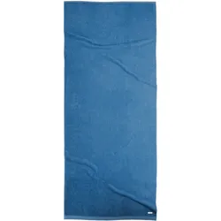 TOM TAILOR Unisex Frottier Badetuch, 80x200 cm, blau, Uni, Gr. 80X200