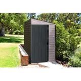 Duramax Kunststoff-Gerätehaus 1,2x2,4m in Grau