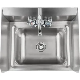 Royal Catering Edelstahl Waschbecken - inkl. Armatur