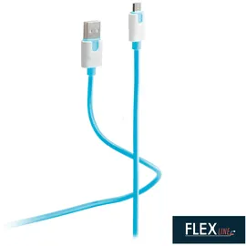 ShiverPeaks USB-A auf USB Micro B 2 m Blau