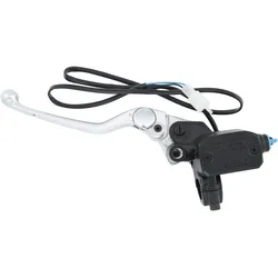 Brembo Kupplungsgeberzylinder PSC12 schwarz Hebel poliert, verstellbar, mit Schalter