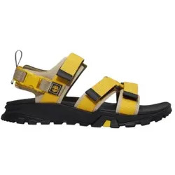 Timberland für Herren. TB0A6DXTETU1 Gelbe Garnison-Sandalen (41.5), Wohnung, Klettverschluss, Lässig