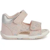 GEOX Jungen Mädchen B TAPUZ Girl Sandal, LT Rose/Silver, 25 EU