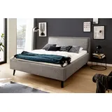 Meise Möbel Polsterbett Fairford ¦ grau ¦ Maße (cm): B: 196 H: 105 T: 224.0