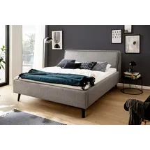 Meise Möbel Polsterbett Fairford ¦ grau ¦ Maße (cm): B: 196 H: 105 T: 224.0